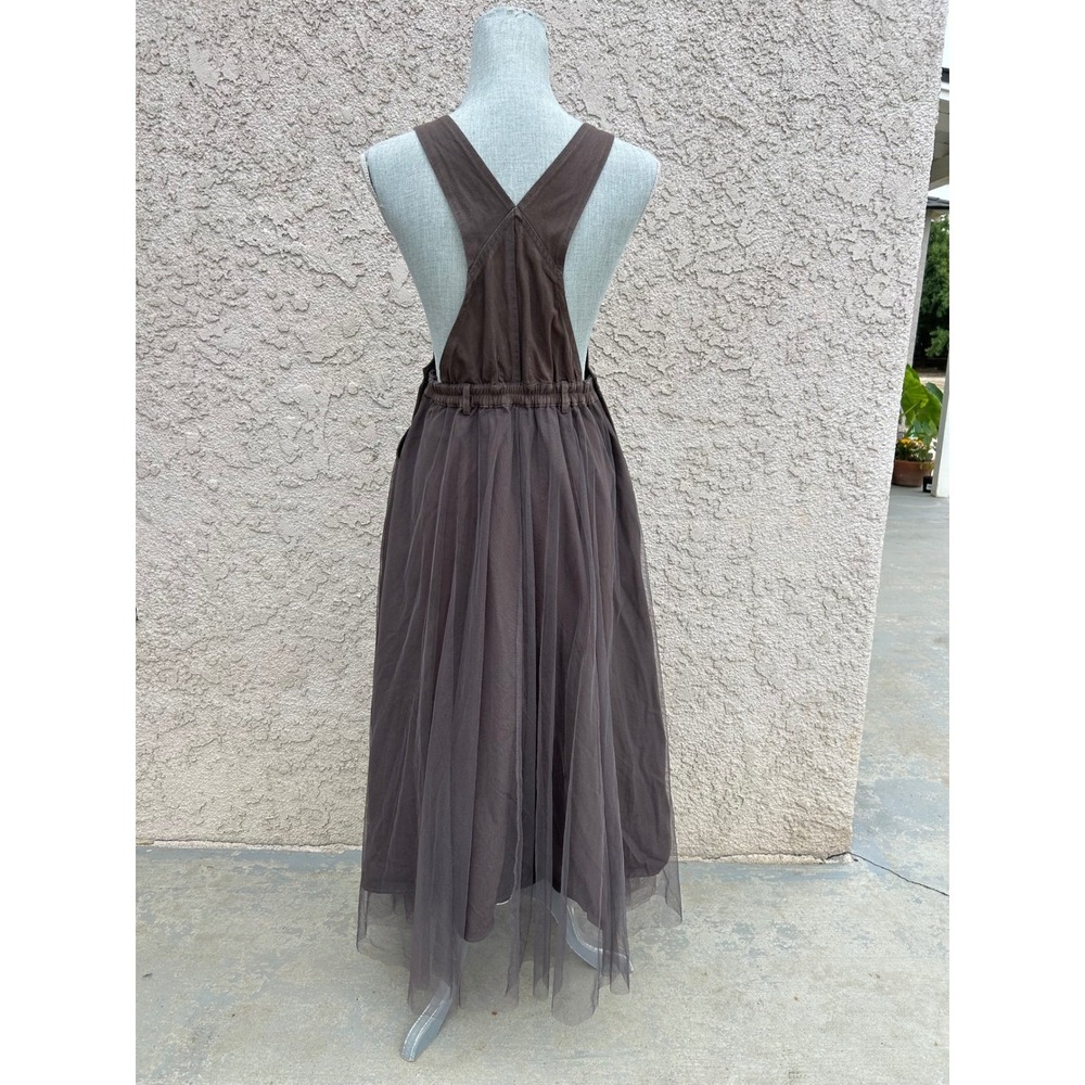 Renaa Overall Tulle Pinafore Dress Womens Small Whimsigoth Whimsical Goth Earthy - Picture 4 of 8